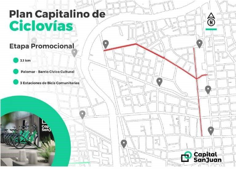 El plan de 3 kilómetros aspira a llegar a los 75 kilómetros que conecten todo el ejido capitalino.