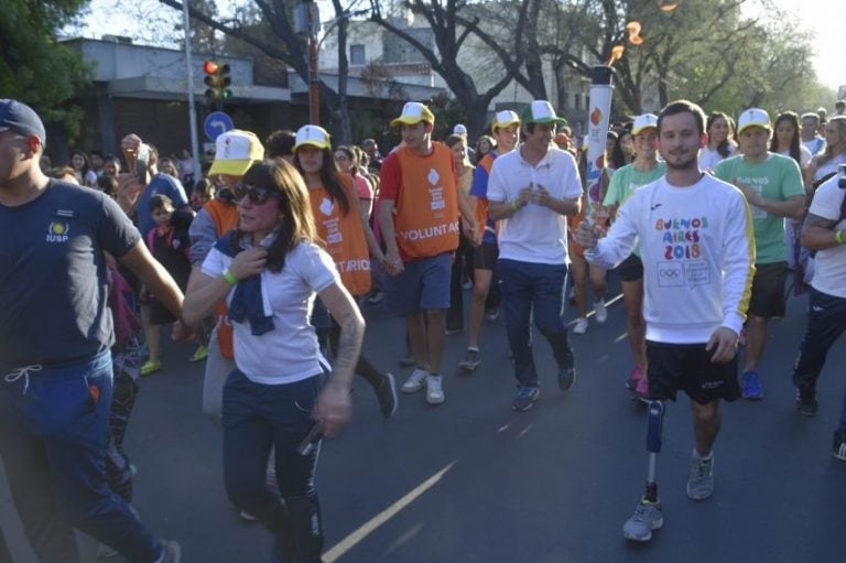 El fuego olímpico visitó Mendoza