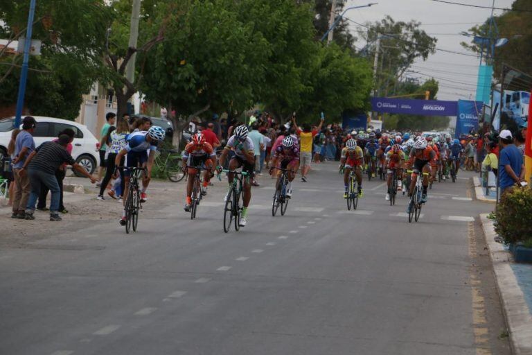 El pelotón recorrió los departamentos Caucete y 9 de Julio.