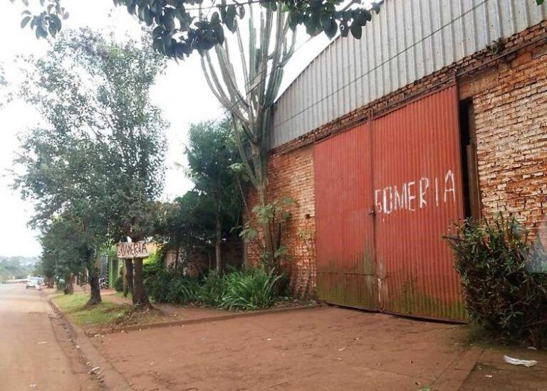 La gomería de la calle Fleming y avenida Italia donde Milton trabajó toda su vida.