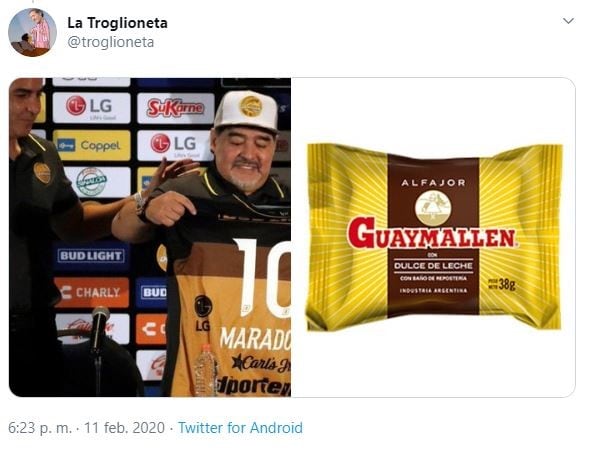 Hilo viral de Maradona (Foto:Twitter)