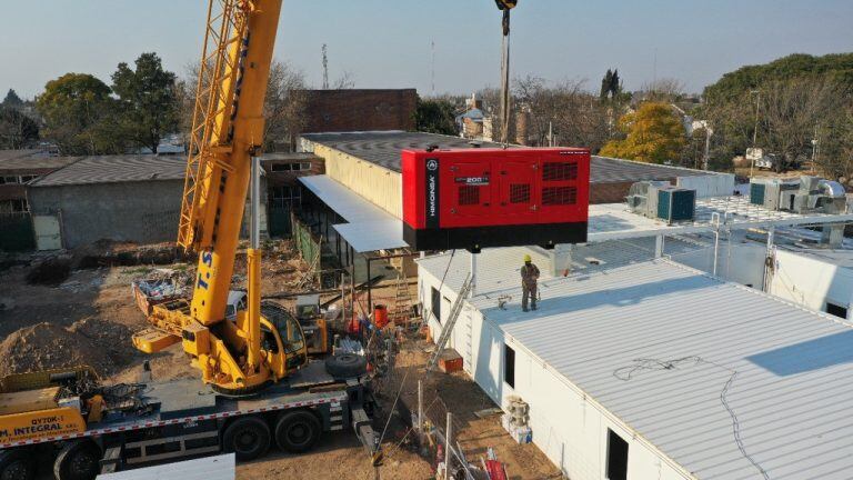 Avanza a paso firme el segundo hospital modular provincial (Gobierno de Santa Fe)