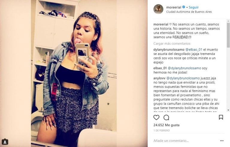 More Rial, sexy en las redes. (Foto: Instagram)