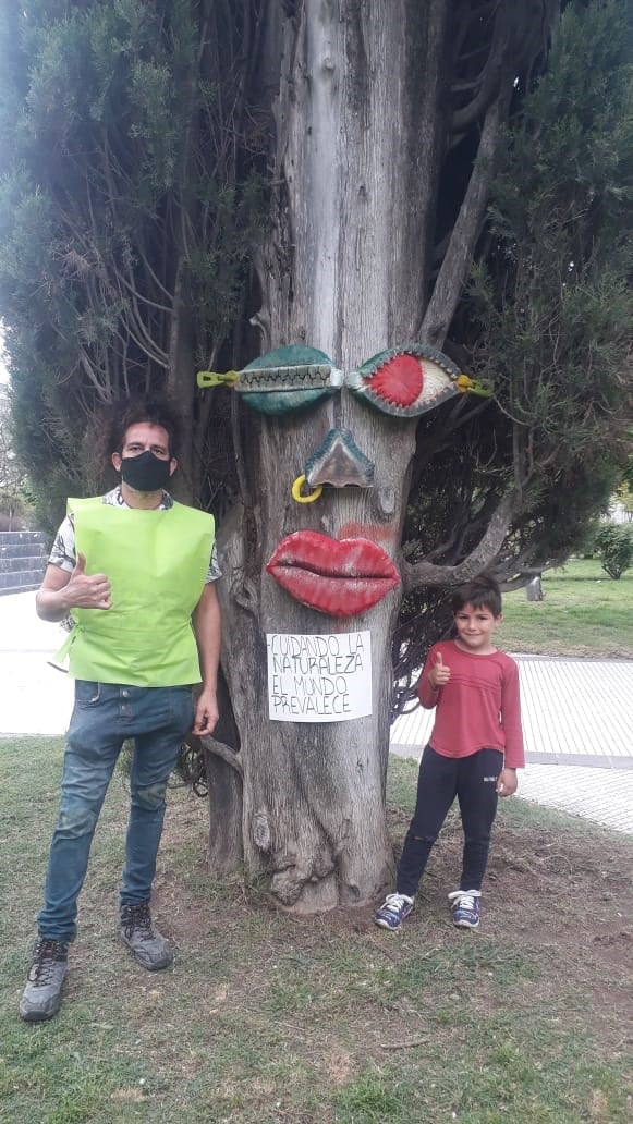 Intervención de árboles en la plaza San Martín