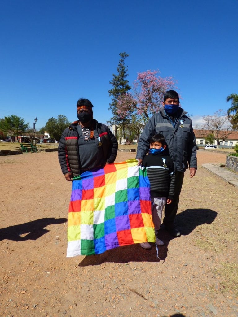 Reconocieron a los rescatistas de la profesora perdida en el cerro (Facebook Municipalidad de Campo Quijano)