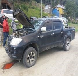 Accidente Av. Héroes de Malvinas - Ushuaia