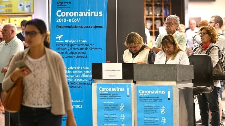 Las medidas se aplicaron tras confirmarse el primer caso de coronavirus en Argentina (web).