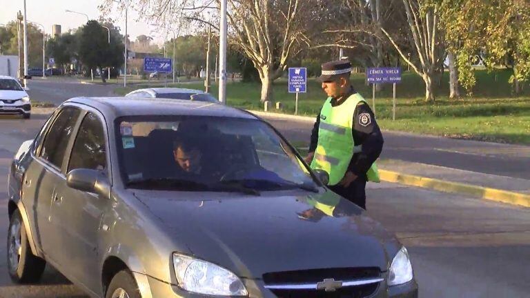 Controles de tránsito.