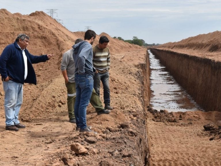 Passaglia de recorrida por el zanjón "La Cautiva". (El Norte)