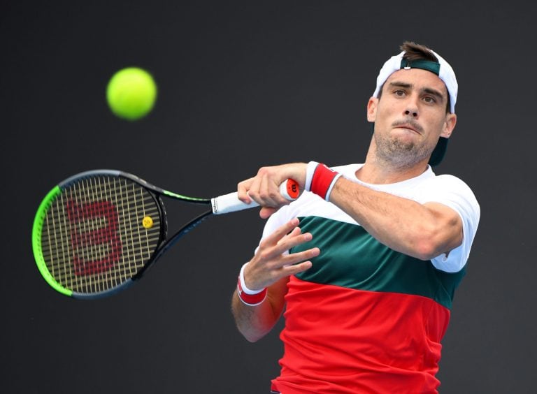 Guido Pella ganó en la primera jornada. (Foto: Vince Caligiuri/EFE/EPA)