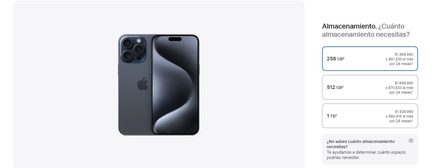 Esto es lo que vale un iPhone 15 Pro Max en Chile.