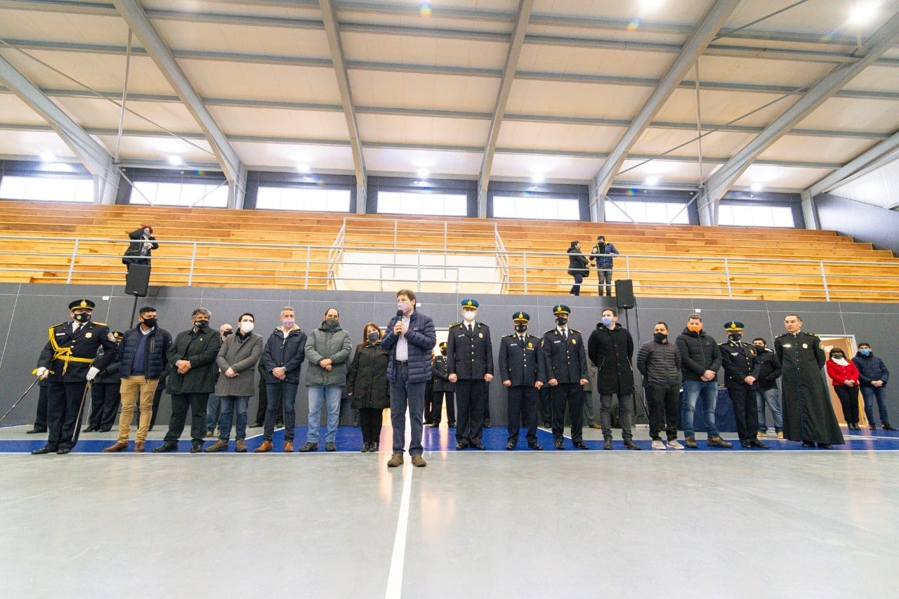 Se inauguró el Gimnasio de la Escuela de Policía Provincial