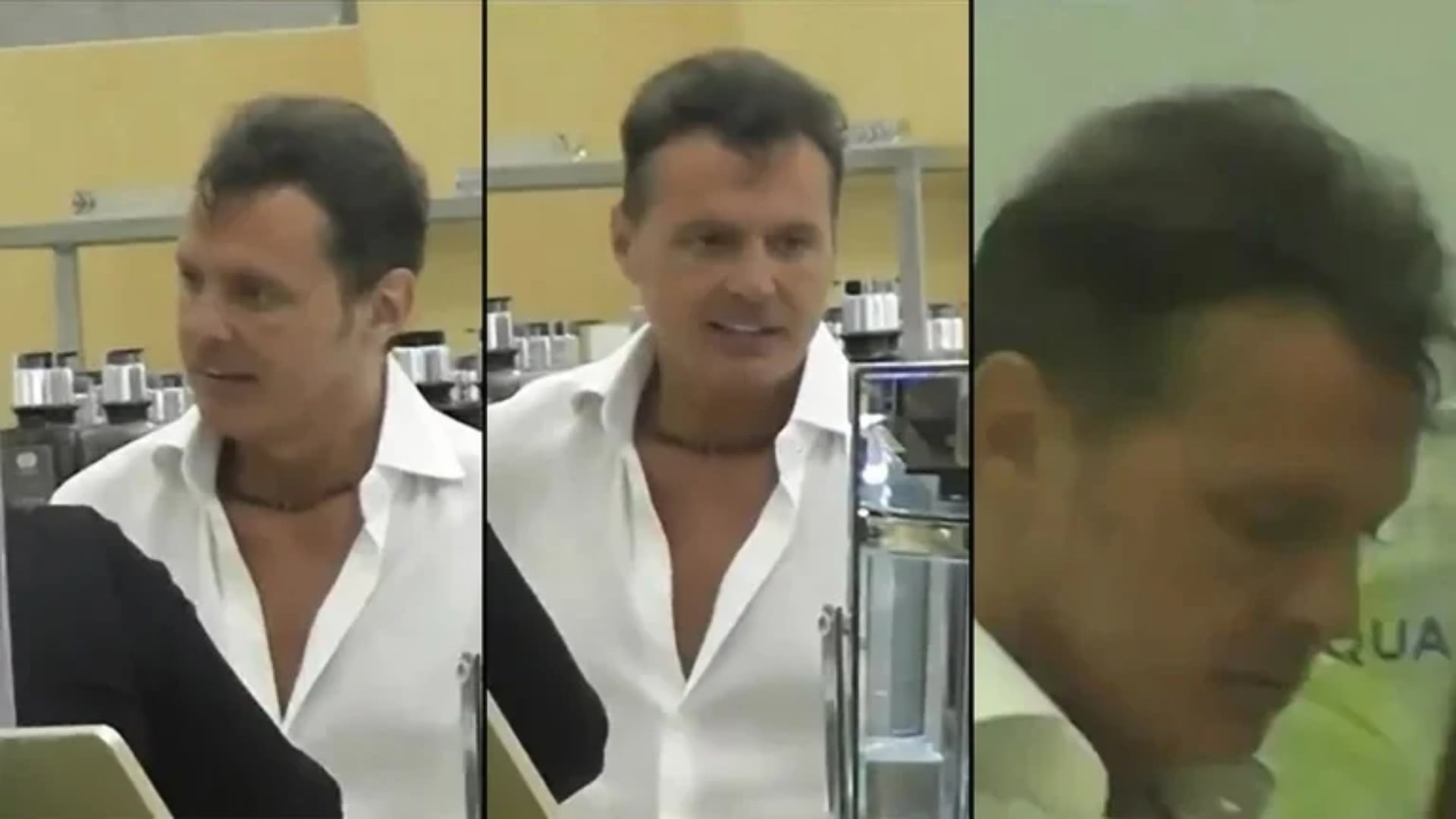 Luis Miguel fue sorprendido en un shopping