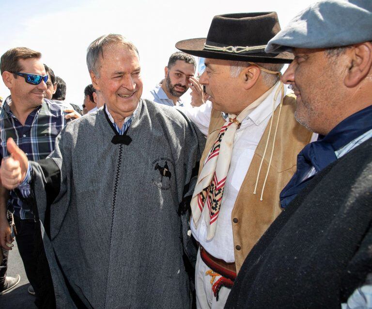 El encuentro con agrupaciones gauchas de Traslasierras.