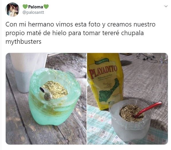 El mate casero.