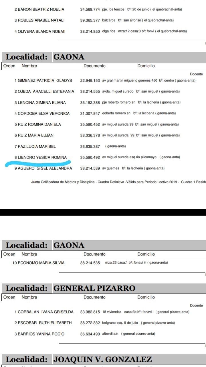 A Jéssica Liendro le robaron la identidad y la convirtieron en una docente rural con cargos jerárquicos. (El Tribuno)