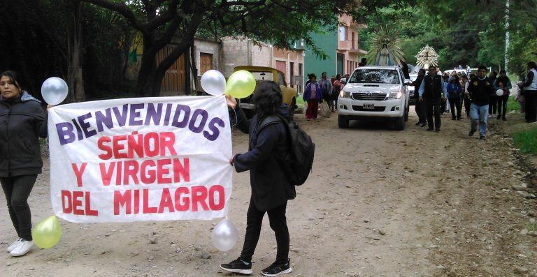 La comunidad de la Parroquia de Lourdes organizó el recorrido.