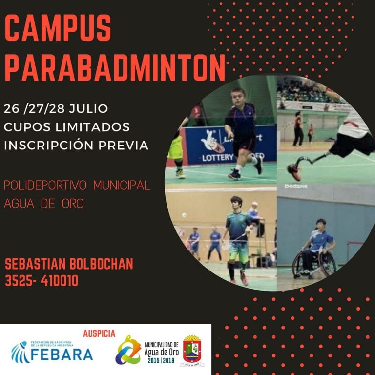 Campus de Enseñanza y perfeccionamiento de fundamentos en Parabadminton