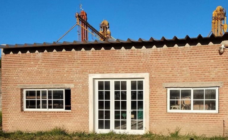 Obras en el Centro de Formación Inriville.