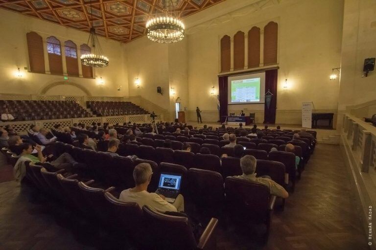 El Paraninfo de la Universidad Nacional del Litoral será la sede del primer debate presidencial 2019. (Hernán Hadad)