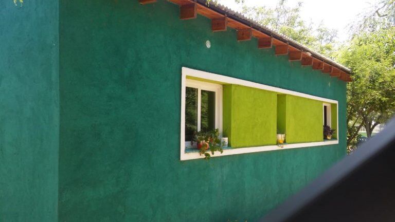 Modelo Casa realizada con material reciclado