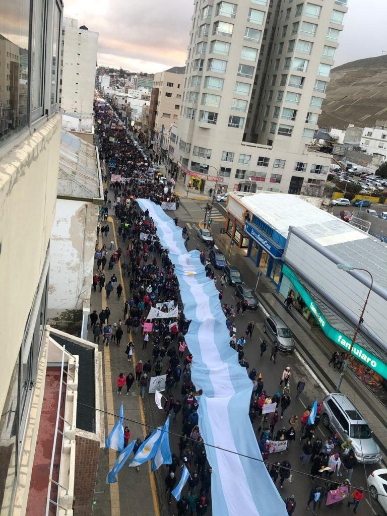 Los docentes se manifestaron el fin de semana  y ahora vuelven a la ruta.