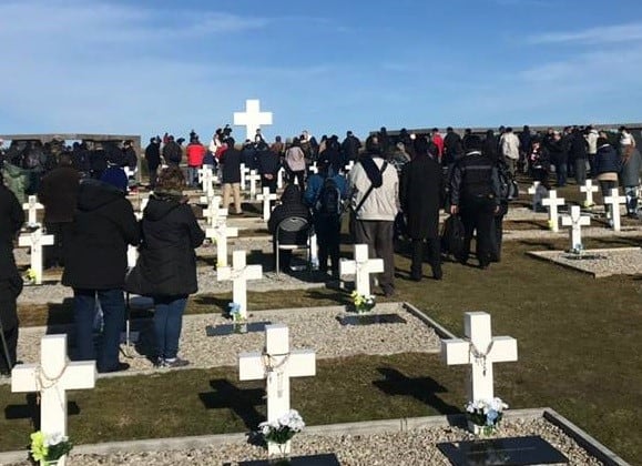 Lorna Márquez, sobrina del soldado número 100 caído en Malvinas. (Facebook)