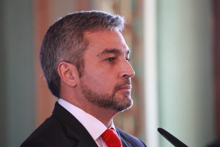 Mario Abdo Benítez presidente de Paraguay.