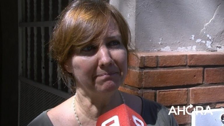 Gabriela Esper, esposa del empresario asesinado.