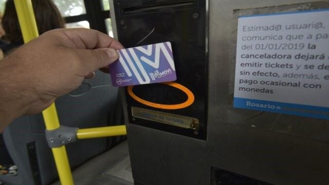 Tarifa del boleto de colectivo en Rosario. (Archivo)