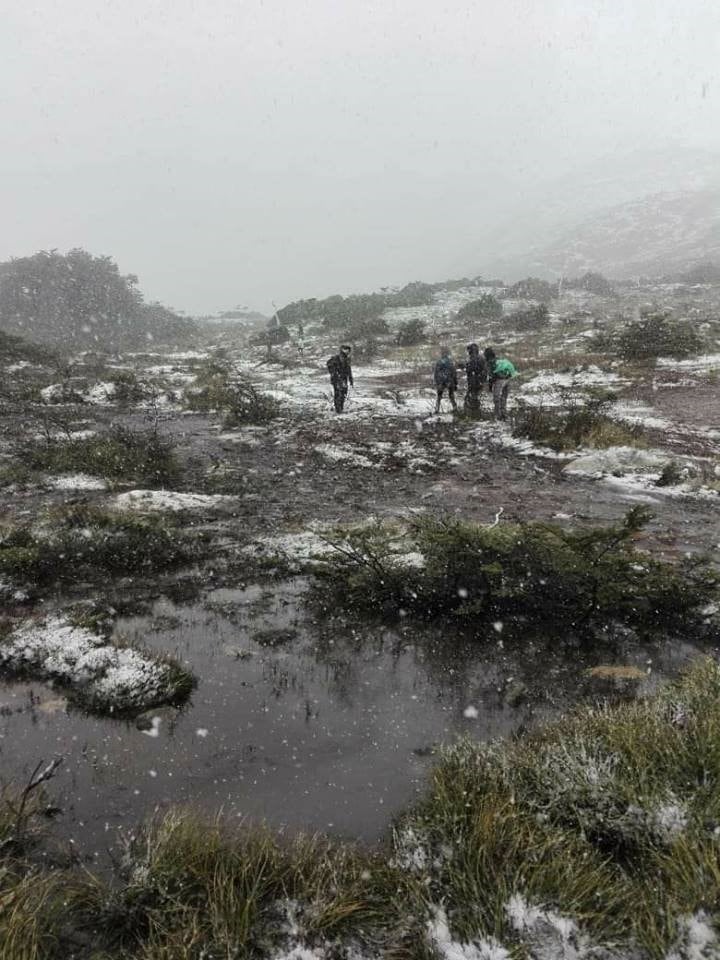 Laguna Esmeralda - Estado de los senderos