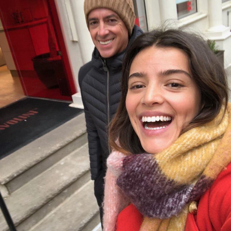 Calu Rivero y su papá Guillermo