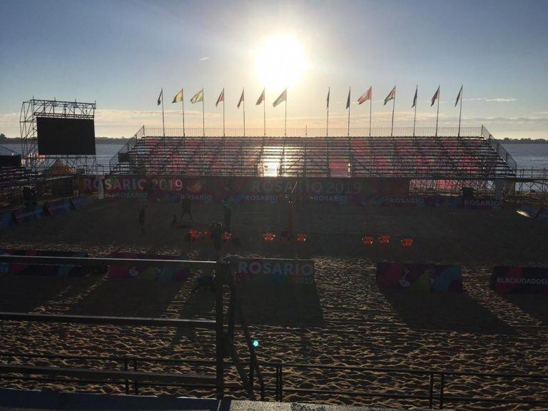 El balneario La Florida se prepara para los Juegos Suramericanos de Playa.