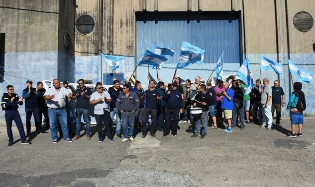 Protesta de la UOM en la puerta de Electromécanica VIC. (Conclusión)