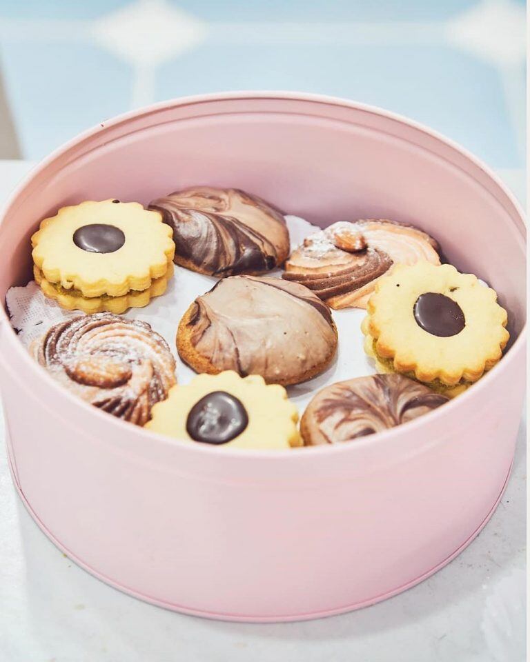 Las galletitas danesas de Damián, de Bake Off Argentina (Instagram)