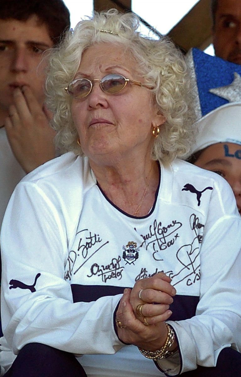 Ofelia Wilhelm, madre de Cristina Fernández de Kirchnner. (Photo by Alejandro PAGNI / AFP)