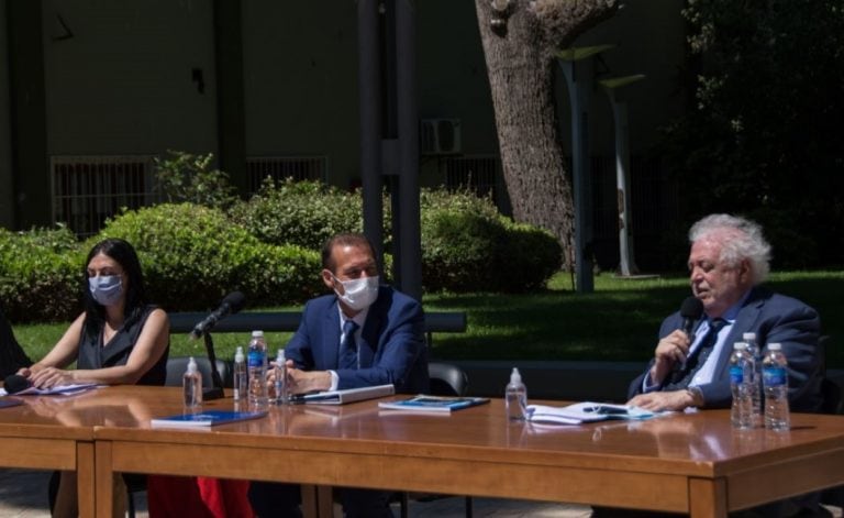 Ginés González García junto a Omar Gutierrez en Neuquén (@ginesggarcia)