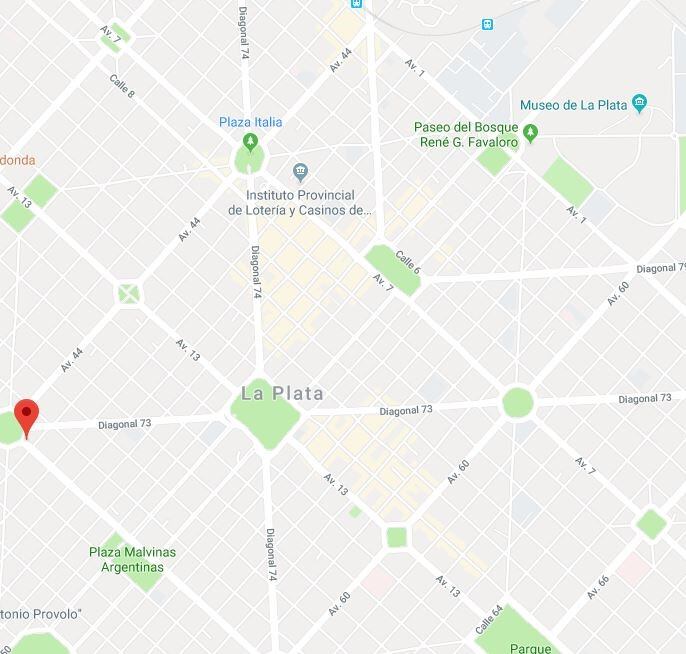 La zona irá desde la avenida 1 y avenida 19 entre 44 y 60 (web)