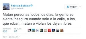 Patricia Bullrich hackeada - Tuit5