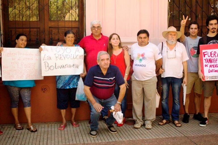 Maduro recibió apoyo de militantes en Posadas (MOL)