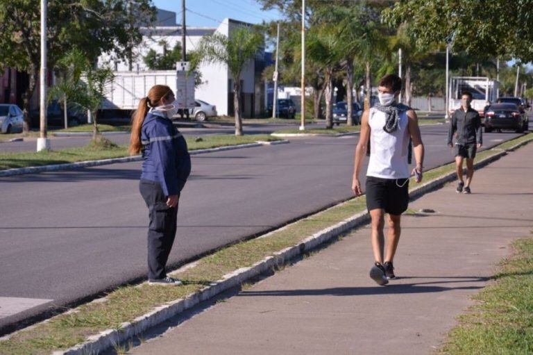 Caminatas deportivas en Corrientes.