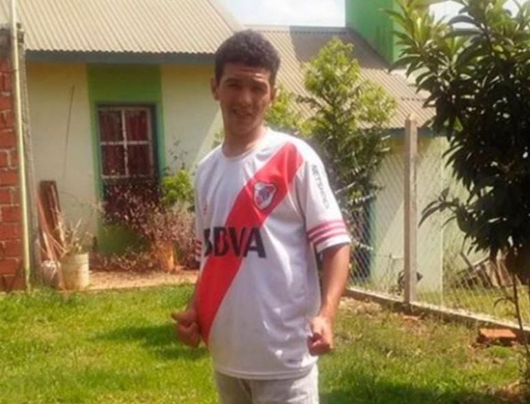 Exequiel Aaron Neris, el hincha de River que fue asesinado en Posadas. (Foto: El Territorio)