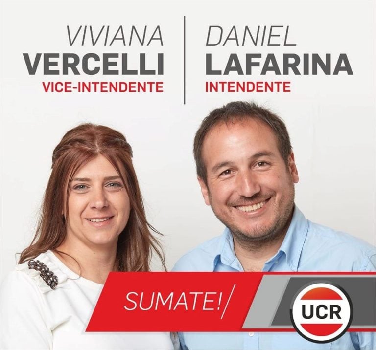 Daniel Lafarina viviana Vercelli por la UCR