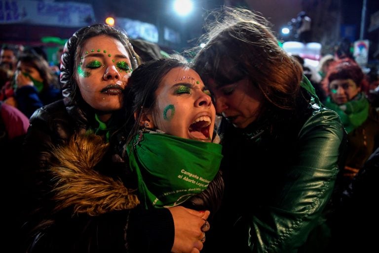 La reacción de los manifestantes