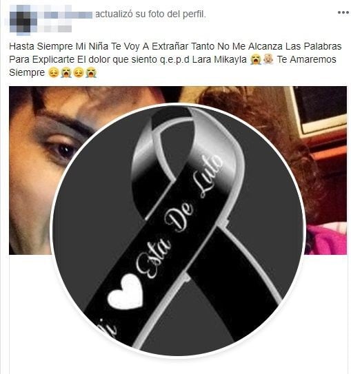 El mensaje del papá de Lara Makayla Ortiz.