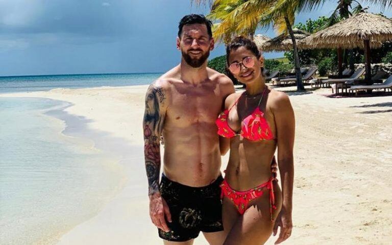 Las vacaciones de Lionel Messi y Antonela Roccuzzo (Foto: Instagram)