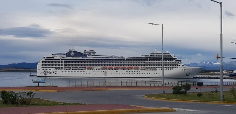 MSC Magnífica en Ushuaia.