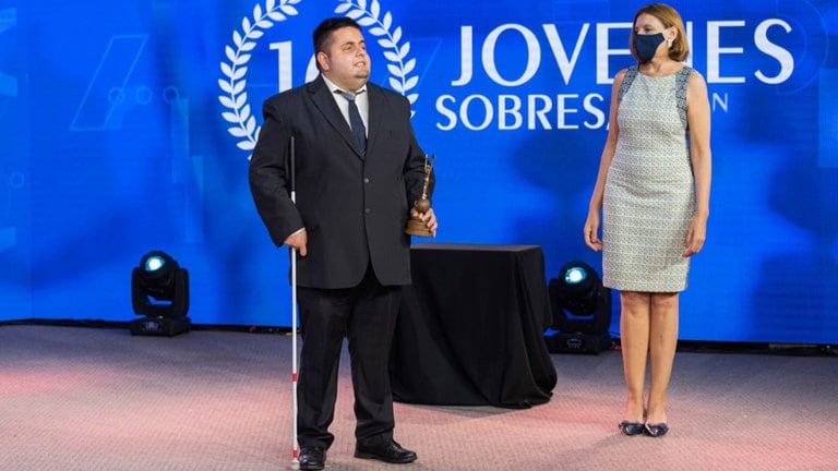 La Bolsa de Comercio lo eligió como uno de los “Diez jóvenes sobresalientes de 2020”. (Infobae)