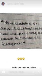 Mensaje de Facundo Ambrosioni en Instagram