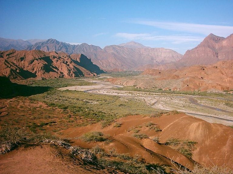 Quebrada de las Conchas vista desde Tres Cruces. (Web)